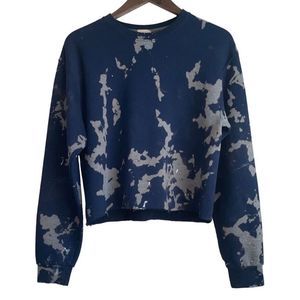 Uncycled Tie Dyed & Paint Spackled Sweatshirt